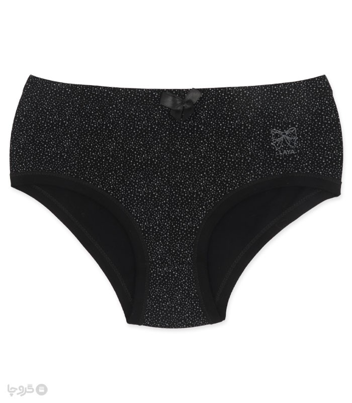 شورت زنانه اسلیپ نخی بغل پهن لعیا کد 4-15 طرح خالخالی