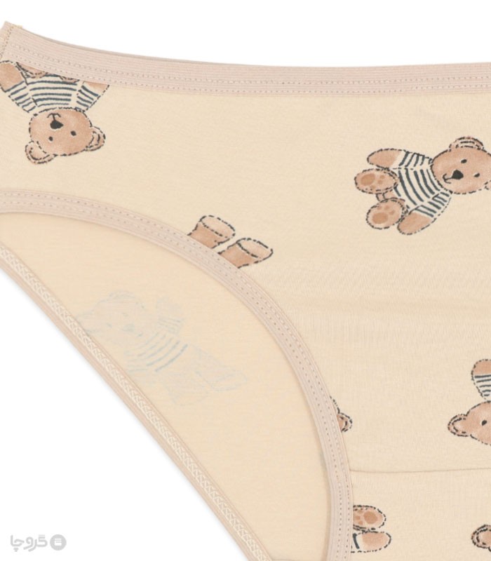 شورت زنانه اسلیپ نخی لعیا کد 244 طرح خرسی