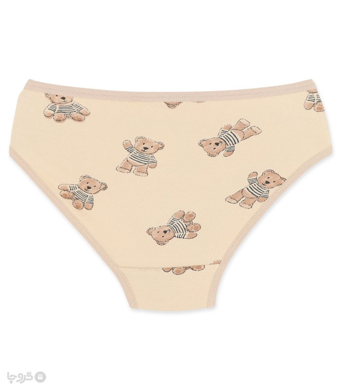 شورت زنانه اسلیپ نخی لعیا کد 244 طرح خرسی