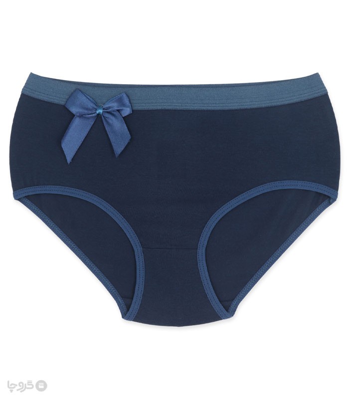 خرید شورت زنانه اسلیپ نخی کش پهن لعیا کد 2-15 ساده