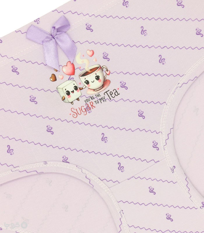 شورت زنانه اسلیپ نخی لعیا کد 3-15 طرح میکس  5