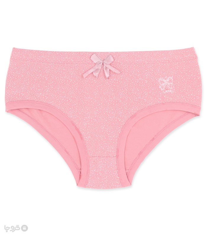 شورت زنانه اسلیپ نخی بغل پهن لعیا کد 4-15 طرح خالخالی