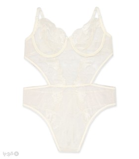 خرید بادی توری فنردار برتا گلدوزی کد 2300SNW