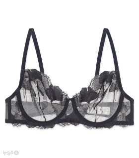 ست شورت و سوتین توری فنردار برتا گلدوزی کد 4041SNS