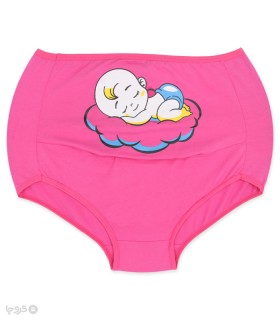 خرید شورت بارداری نخی لعیا کد 1216-1 طرح بچه خوابالو