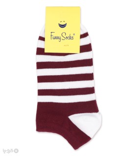 خرید جوراب مچی زنانه فانی ساکس کد 23102 طرح رینگی