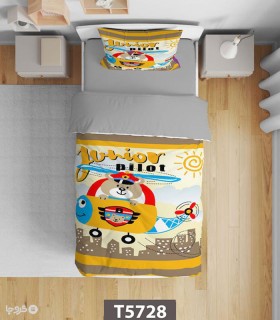 خرید سرویس روتختی میکروفایبر کودک و نوجوان نوپه هوم کد T5728طرح کارتونی