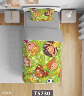 خرید سرویس روتختی میکروفایبر کودک و نوجوان نوپه هوم کد T5730 طرح کارتونی