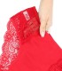 شورت زنانه اسلیپ نخ و دانتل میسپل کد 1334