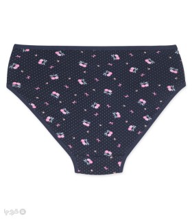 شورت زنانه اسلیپ نخی میسپل کد 446 طرح پاپیون و پنجه