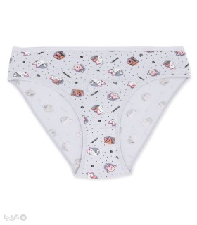 شورت زنانه اسلیپ نخی میسپل کد 446 طرح گربه بازیگوش