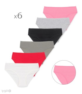 خرید پک شورت زنانه اسلیپ نخی کبریتی Misspel میسپل کد 6200 طرح 6 - بسته 6 عددی