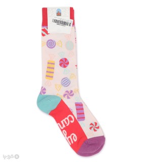 خرید جوراب ساقدار زنانه ماکسیو طرح آبنبات