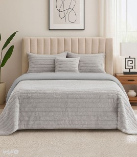 سرویس روتختی کاوری مخمل تدی نوپه هوم طرح پاف 