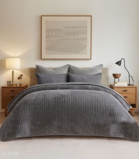 سرویس روتختی کاوری مخمل پلیسه نوپه هوم طرح رویال 