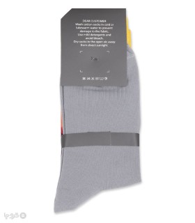 جوراب ساقدار مردانه اینفینیتی طرح لوزی رنگی