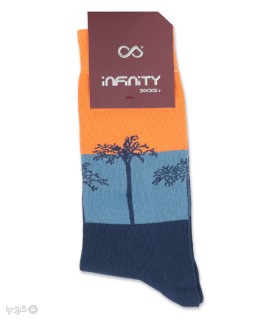 خرید جوراب ساقدار مردانه اینفینیتی Infinity طرح درخت
