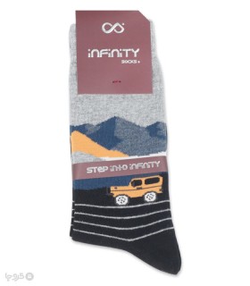 خرید جوراب ساقدار مردانه اینفینیتی Infinity طرح جیپ