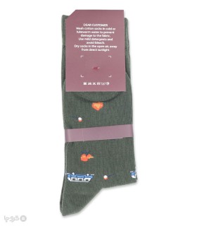 جوراب ساقدار مردانه اینفینیتی پلاس طرح کمپینگ