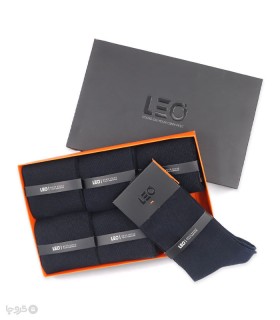 خرید پک جوراب ساقدار مردانه لئو کد 134 - جعبه 6 جفتی