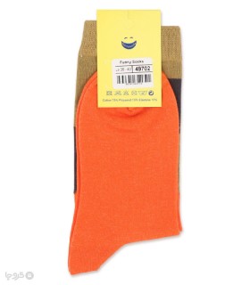 جوراب ساقدار زنانه فانی ساکس کد 49702 طرح چهره