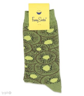 خرید جوراب ساقدار زنانه فانی ساکس کد 49704 طرح کیوی