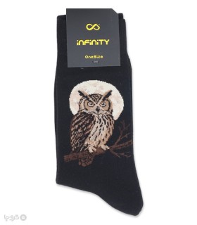 خرید جوراب ساقدار اسپرت اینفینیتی طرح جغد