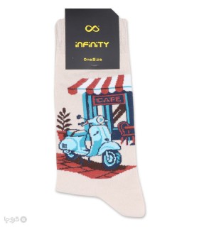 خرید جوراب ساقدار اسپرت اینفینیتی طرح وسپا