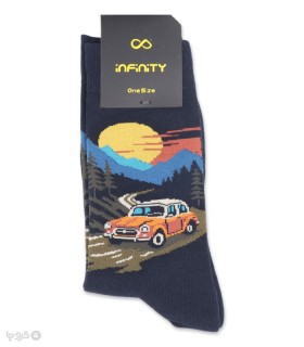 خرید جوراب ساقدار اسپرت اینفینیتی طرح فولکس