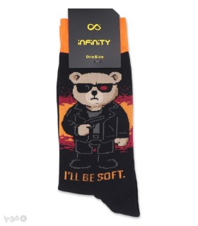 خرید جوراب ساقدار اسپرت اینفینیتی طرح تدی گنگ