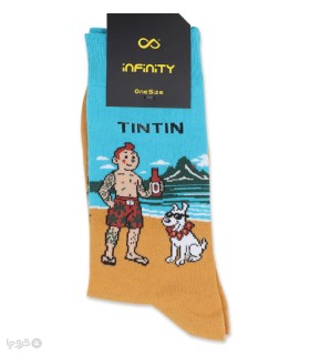 خرید جوراب ساقدار اسپرت اینفینیتی طرح Tintin