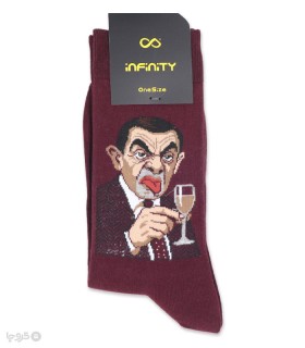 خرید جوراب ساقدار اسپرت اینفینیتی طرح MR ‌Bean