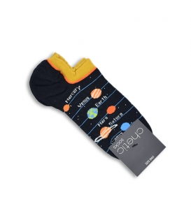 جوراب قوزکی Chetic چتیک طرح منظومه شمسی مشکی