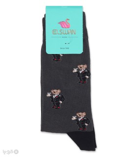خرید جوراب مردانه ساقدار السوان طرح تدی جنتلمن