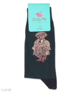 جوراب مردانه ساقدار السوان طرح تدی