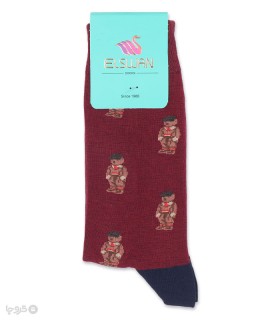 خرید جوراب مردانه ساقدار السوان طرح Bear