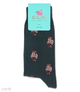 جوراب مردانه ساقدار السوان طرح Bear