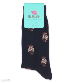 خرید جوراب مردانه ساقدار السوان طرح Bear