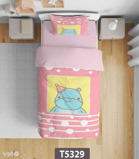 خرید سرویس روتختی میکروفایبر کودک و نوجوان نوپه هوم کد T5329 طرح اسب آبی