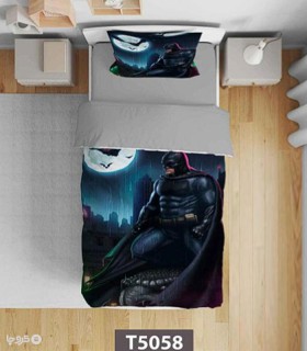 خرید سرویس روتختی میکروفایبر کودک و نوجوان نوپه هوم کد T5058 طرح بتمن 