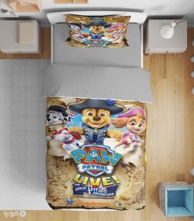 خرید سرویس روتختی میکروفایبر کودک و نوجوان نوپه هوم کد T4709 طرح سگ‌های نگهبان