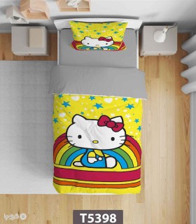 خرید سرویس روتختی میکروفایبر کودک و نوجوان نوپه هوم کد T5398 طرح کیتی