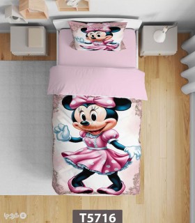 خرید سرویس روتختی میکروفایبر کودک و نوجوان نوپه هوم کد T5716 طرح مینی موس