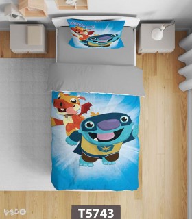 خرید سرویس روتختی میکروفایبر کودک و نوجوان نوپه هوم کد T5743 طرح کارتونی