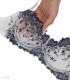 ست شورت و سوتین توری فنردار برتا گلدوزی کد 2420OW