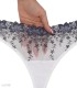 ست شورت و سوتین توری فنردار برتا گلدوزی کد 2420OW