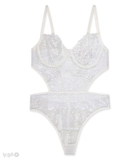 خرید بادی توری فنردار برتا گلدوزی کد 2300TS