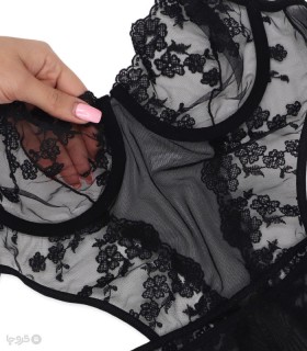 بادی توری فنردار برتا گلدوزی کد 2300NS