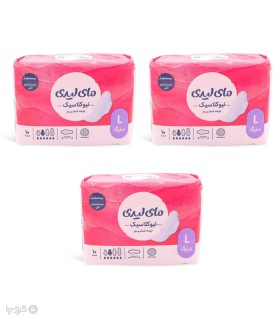خرید پک نوار بهداشتی بالدار ضخیم مشبک MyLady مای لیدی مدل New Classic بزرگ