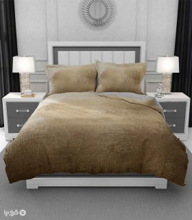 خرید سرویس روتختی میکروفایبر نوپه هوم کد DF115 طرح خاکی